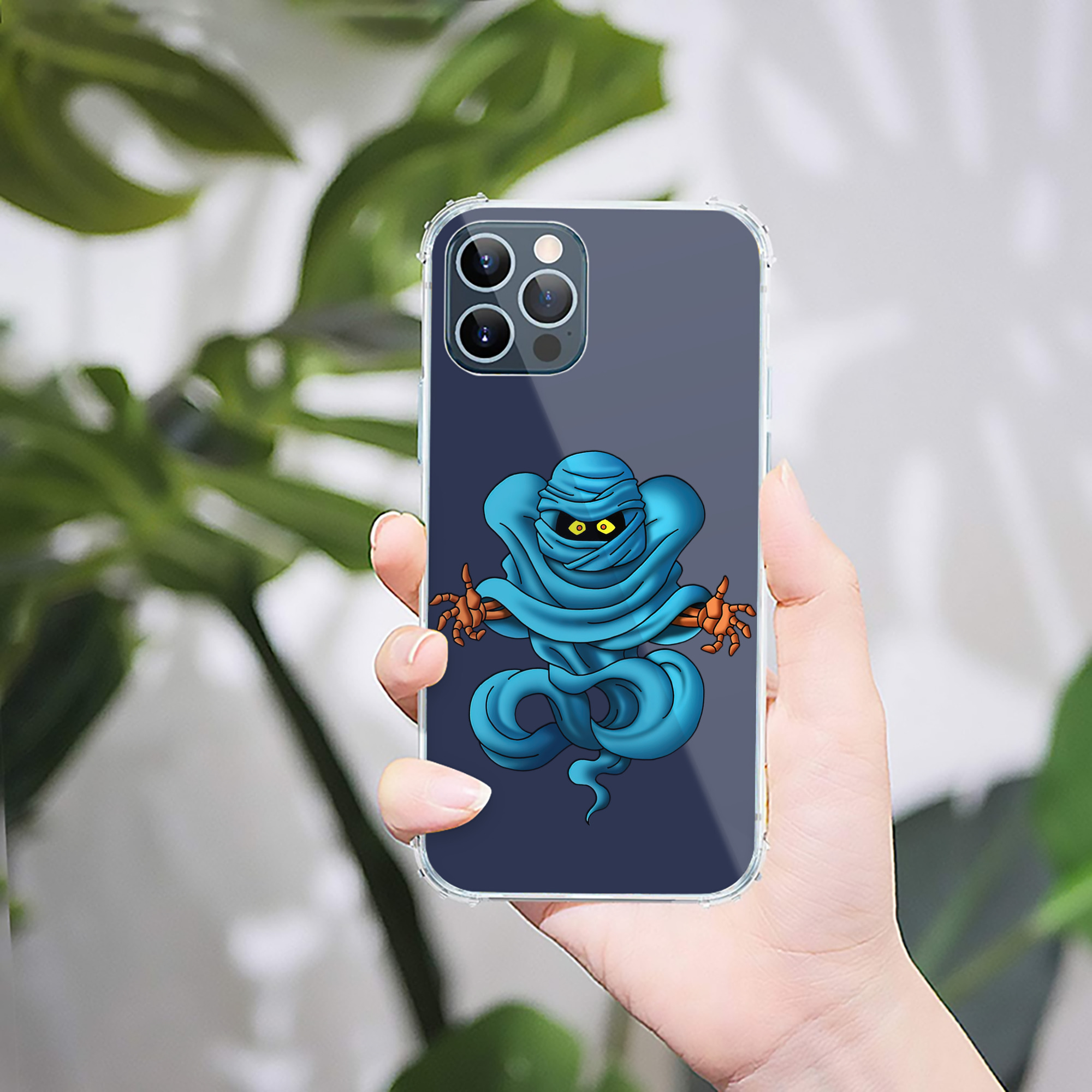 （画像用） ドラゴンクエスト Doragon Kuesuto Dragon Quest 【iPhone 12シリーズ対応】透明スマホケース（クリアソフトケース）